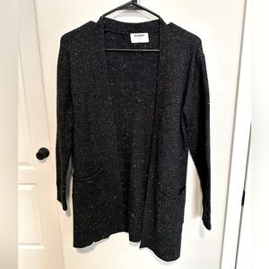 Black cardigan